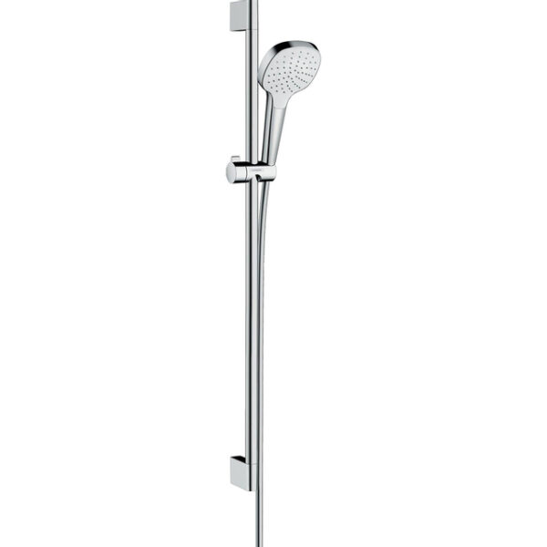 Hansgrohe Croma Select E glijstangset met Croma Select E 1jet handdouche 90cm met Isiflex`B doucheslang 160cm wit/chroom 26594400