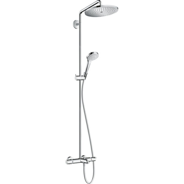 Hansgrohe Croma select s 280 showerpipe met badthermostaat chroom 26792000