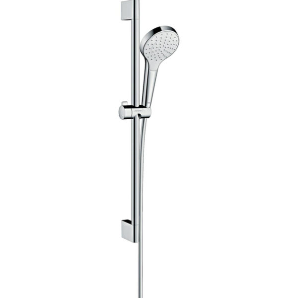 Hansgrohe Croma select s glijstangset 65cm 1jet wit chroom 26564400