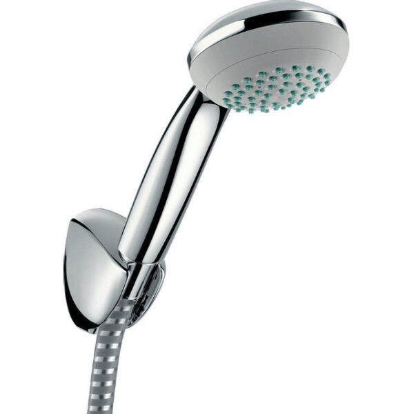 Hansgrohe Crometta 85 badset inclusief Crometta 85 handdouche 1 jet inclusief wandhouder inclusief doucheslang 125cm chroom 27576000