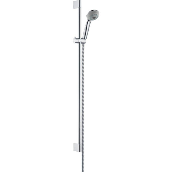 Hansgrohe Crometta 85 Unica glijstangset met Crometta 85 Multi handdouche 90cm chroom 27766000