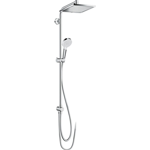 Hansgrohe Crometta e 240 showerpipe reno met ecosmart chroom 27289000