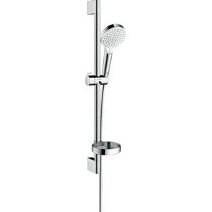 Hansgrohe Crometta vario doucheset 65cm met zeepschaal wit chroom 26553400