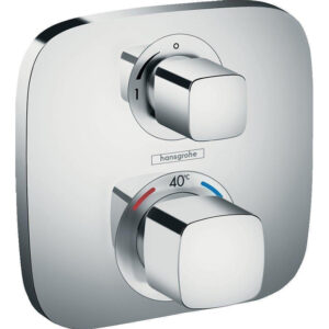 Hansgrohe Ecostat E afbouwdeel voor inbouwkraan thermostatish met 1 stopkraan voor 1 douchefunctie chroom 15707000