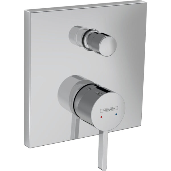 Hansgrohe Finoris afdekset badkraan met hendel chroom 76415000