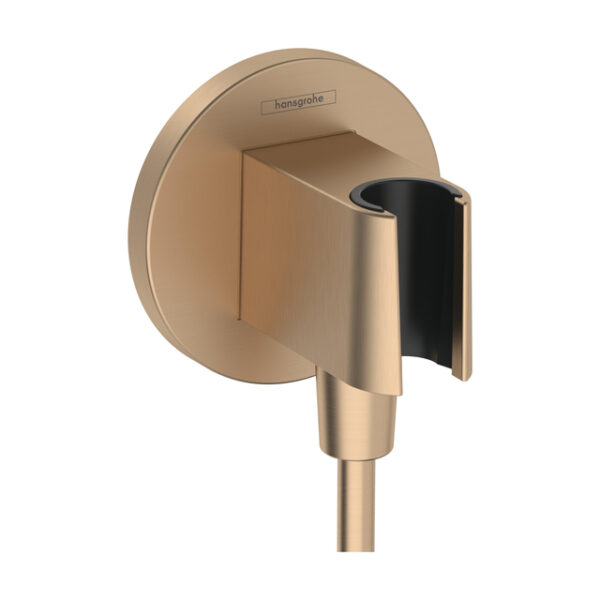 Hansgrohe Fixfit handdouchehouder incl.aansluitbocht Brushed Bronze 26888140