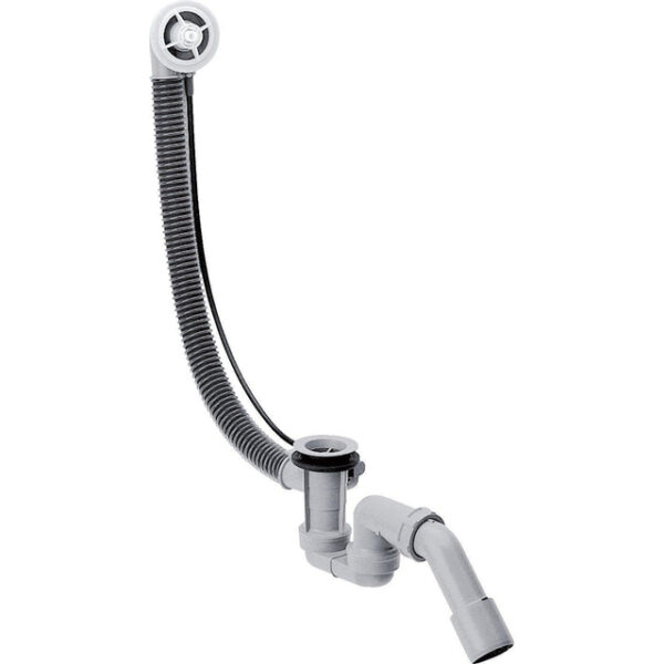 Hansgrohe Flexaplus badafvoer overloopcombinatie met waste inbouwdeel voor normaal bad 58140180