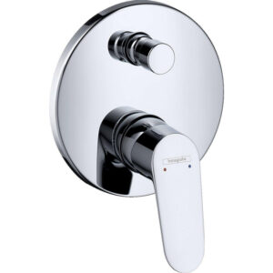 Hansgrohe Focus 1-Gr Afdekset Badmengkr M/Zekerheidscombi Chroom 31946000