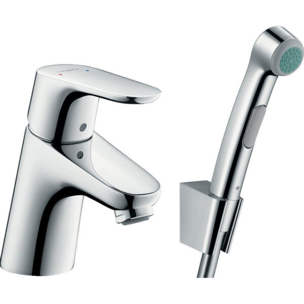 Hansgrohe Focus 70 bidetkraan met handdouche chroom 31926000