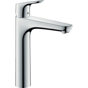 Hansgrohe Focus E2 wastafelkraan highriser inclusief ComfortZone 190 met waste chroom 31608000