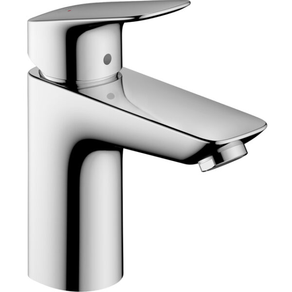 Hansgrohe Logis lowflow wastafelkraan 100 met waste chroom 71104000