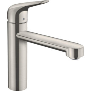 Hansgrohe M42 M421-H120 1-gats keukenkraan m. 360° draaibare uitloop RVS 71806800