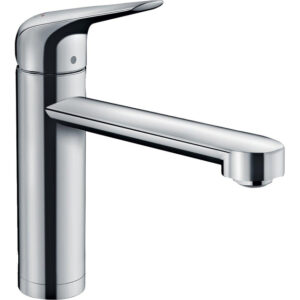 Hansgrohe M42 M423-H120 1-gats keukenkraan v. plaatsing v. het raam m. 360° draaibare uitloop omklapbaar chroom 71807000