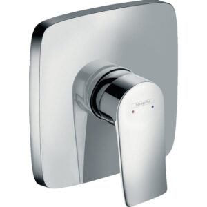 Hansgrohe Metris afbouwdeel v. inbouw douchekraan rechthoekig chroom 31456000