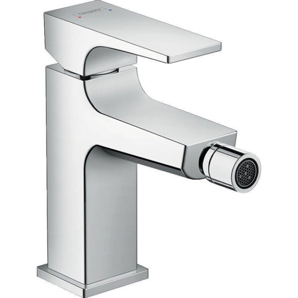 Hansgrohe Metropol bidetkraan 100 met push open waste chroom 32520000