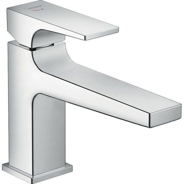 Hansgrohe Metropol wastafelkraan 100 met push open en coolstart chroom 32503000