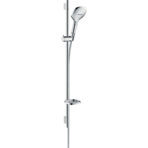 Hansgrohe Raindance select 120 ecosmart unica s puro glijstangset 90cm wit chroom 26623400