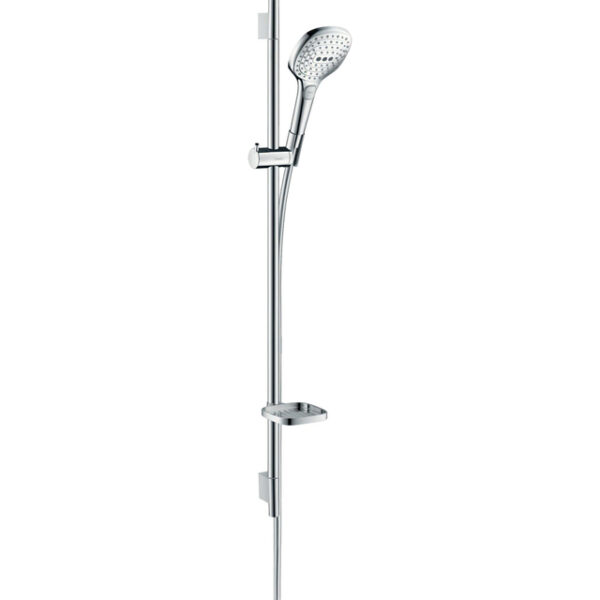 Hansgrohe Raindance select 120 ecosmart unica s puro glijstangset 90cm wit chroom 26623400