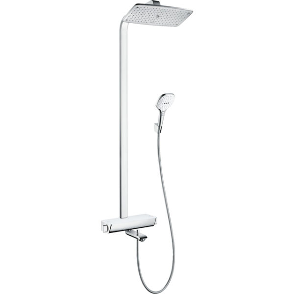 Hansgrohe Raindance Select Air 360 showerpipe met badkraan wit/chroom 27113400