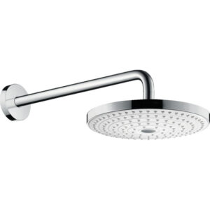 Hansgrohe Raindance select hoofddouche s240 2jet ecosmart met douchearm wit chroom 26470400