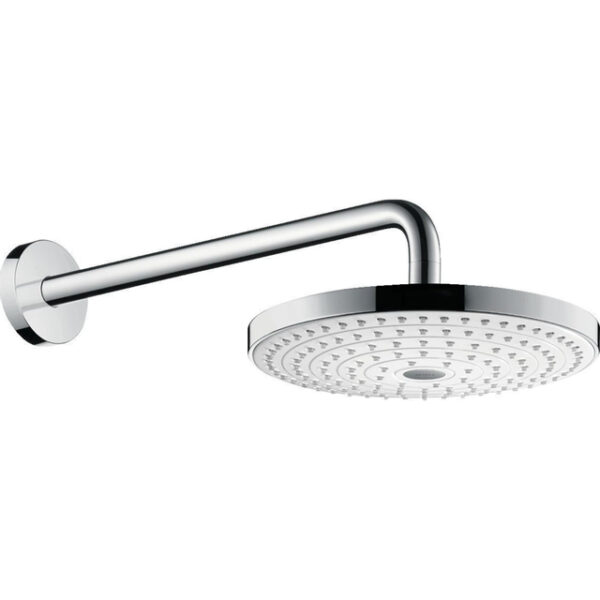 Hansgrohe Raindance select hoofddouche s240 2jet ecosmart met douchearm wit chroom 26470400