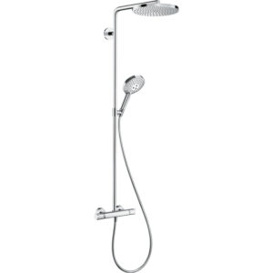 Hansgrohe Raindance Select Regendoucheset - thermostaat - hoofddouche 24cm - chroom 27633000