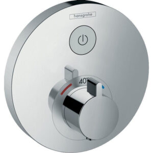 Hansgrohe ShowerSelect S afbouwdeel voor inbouwkraan thermostatisch met 1 stopkraan voor 1 douchefunctie chroom 15744000