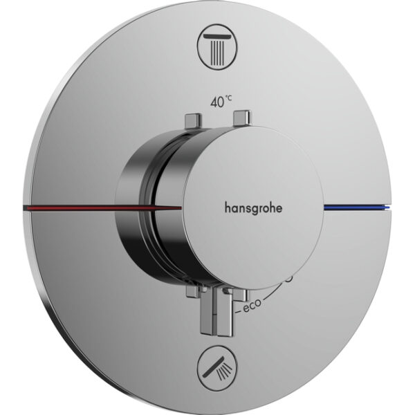 Hansgrohe Showerselect thermostaat - inbouw - 2 functies - chroom 15554000