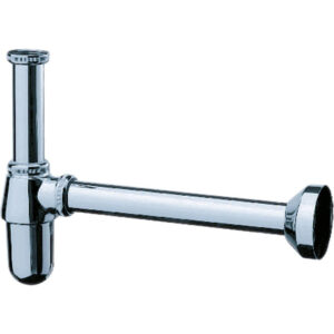 Hansgrohe Sifon 1.1/4inch met rozet inclusief muurbuis Messing Chroom 52010000