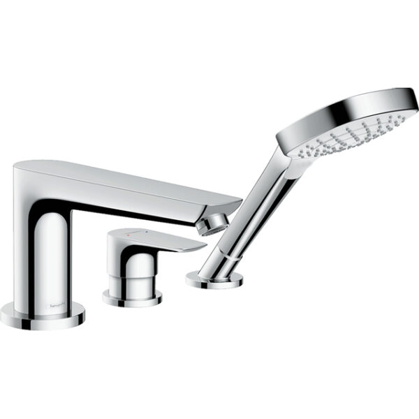 Hansgrohe Talis e afdekset 3 gats badrandcombinatie chroom 71731000