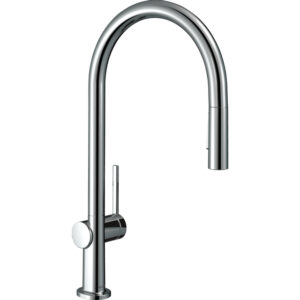 Hansgrohe Talis M54 keukenmengkraan ngreeps ComfortZone 210 met uittrekbare vuistdouche 2 jets chroom 72800000