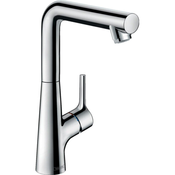 Hansgrohe Talis Ss wastafelkraan 210 120° draaibaar met waste chroom 72105000