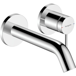 Hansgrohe Tecturis Wastafelkraan Inbouw - mengkraan - rond - eengreeps - 16.5cm uitloop - chroom 73350000