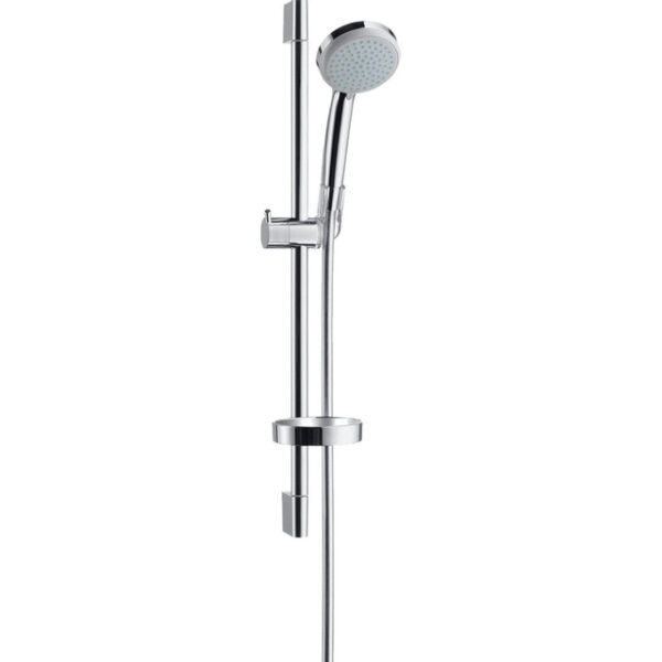 Hansgrohe Unica C glijstangset met handdouche Croma 100 Vario 65cm 9.4l min chroom 27776000