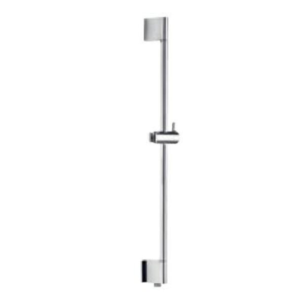 Hotbath Glijstang - 90cm - geïntegreerde waterinlaat - rond - ABS - geborsteld nikkel (RVS) M305GN