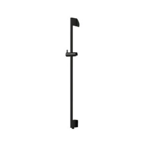 Hotbath Glijstang - 90cm - geïntegreerde waterinlaat - rond - PVD - Mat Zwart M305MBP