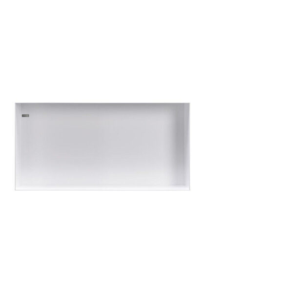 Looox Colour BoX inbouwnis - 60x30x10cm - RVS Wit mat CBOX60W