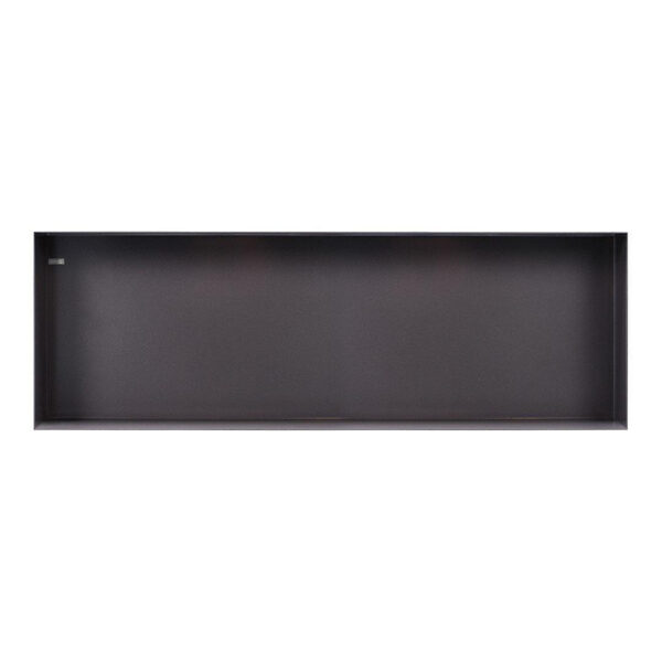 Looox Colour BoX inbouwnis - 90x30x10cm - RVS antraciet mat CBOX90A