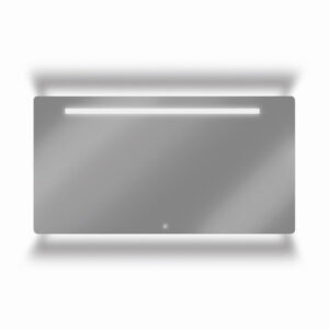 Looox Ml line spiegel - 120x70 led verlichting onder plus boven plus geintegreerd SPML2-1200-700