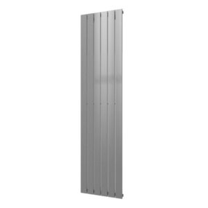 Plieger Cavallino Retto EL elektrische radiator - Nexus zonder thermostaat - 180x45cm - 1000 watt - zilver metallic 1317058