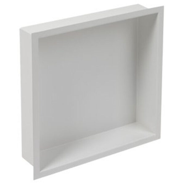 Plieger Inbox inbouwnis met flens 30x30x7.5cm waterproof wit 4330044