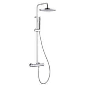 Plieger Royal doucheset met stortdouche Ø25cm + handdouche + thermostatisch met douchekraan chroom DS11RP2151CR