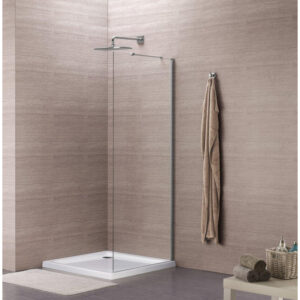 Royal plaza Hendra zijwand tbv deur 100x195cm helder clean-chroom 70724