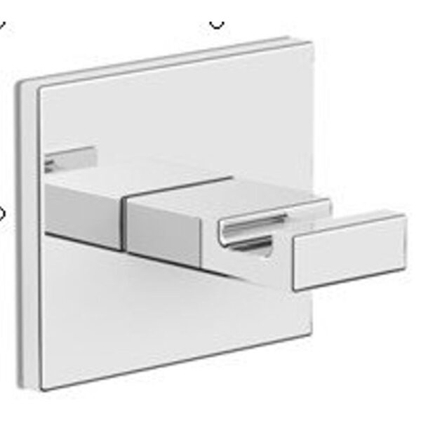 Royal Plaza Robinia handdoekhaak vierkant met 3m bevestiging chroom 90102