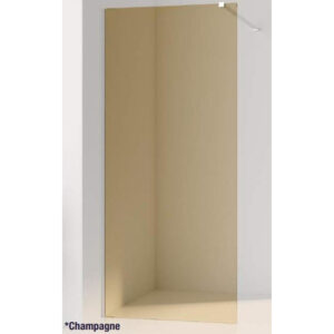 Saniclass Colorem losse glasplaat - 70x200cm - rookglas - champagne (brons) R-GS-2120-70-CG