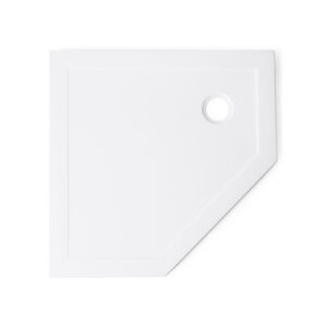 Saniclass Diamond douchebak 90x90x4cm vijfhoek wit - OUTLET SW1188