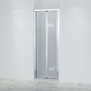 Saniclass ID05 Vouwdeur - 70x190cm - 6mm veiligheidsglas - alu profiel - anti kalk - chroom SW8414