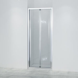 Saniclass ID05 Vouwdeur - 80x190cm - 6mm veiligheidsglas - alu profiel - anti kalk - chroom SW8415