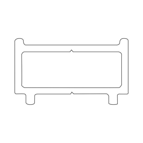 Sealskin Contour Verbredingsprofiel 1cm breed & 200cm hoog Mat grijs CCD800106140000