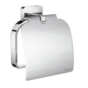 Smedbo Ice Toiletrolhouder - 11.8x14x4cm - zelfklevend / boren - Massief messing Chroom OK3414